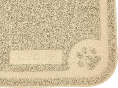 , Bowl Mat for Cat and Dog, Silicone Non-Slip Absorbent Waterproof Dog Food Mat, Easy to Clean, Unique Paw Design